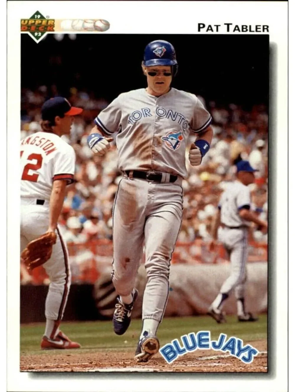 Pat Tabler 1992 Upper Deck MLB #203 Baseball Card Toronto Blue Jays